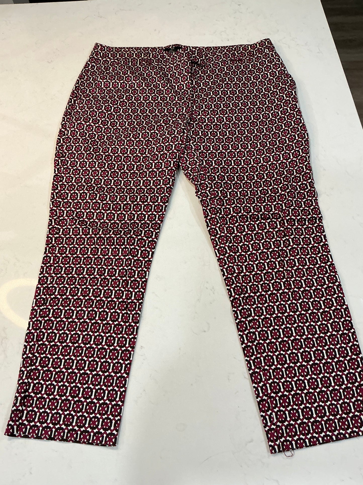 H&M Women’s Geometric Print Pants – Size 14 (EUR 44, US 14)