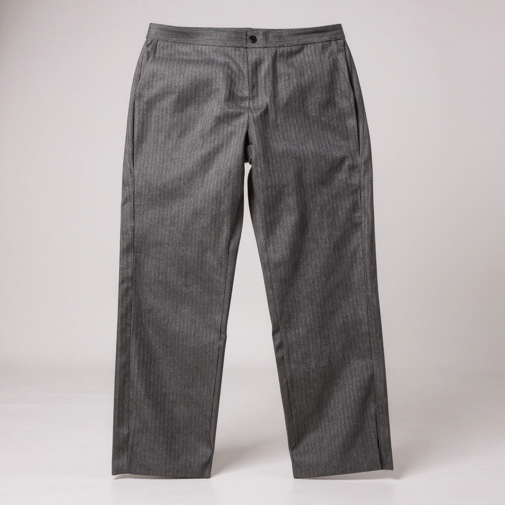 Zara Basic womens Grey Herringbone Dress Pants – Size XXL / 34