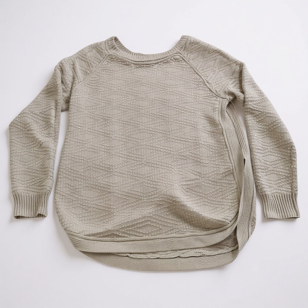 Kismet Beige Textured Knit Sweater – Women’s Size [Lrg)