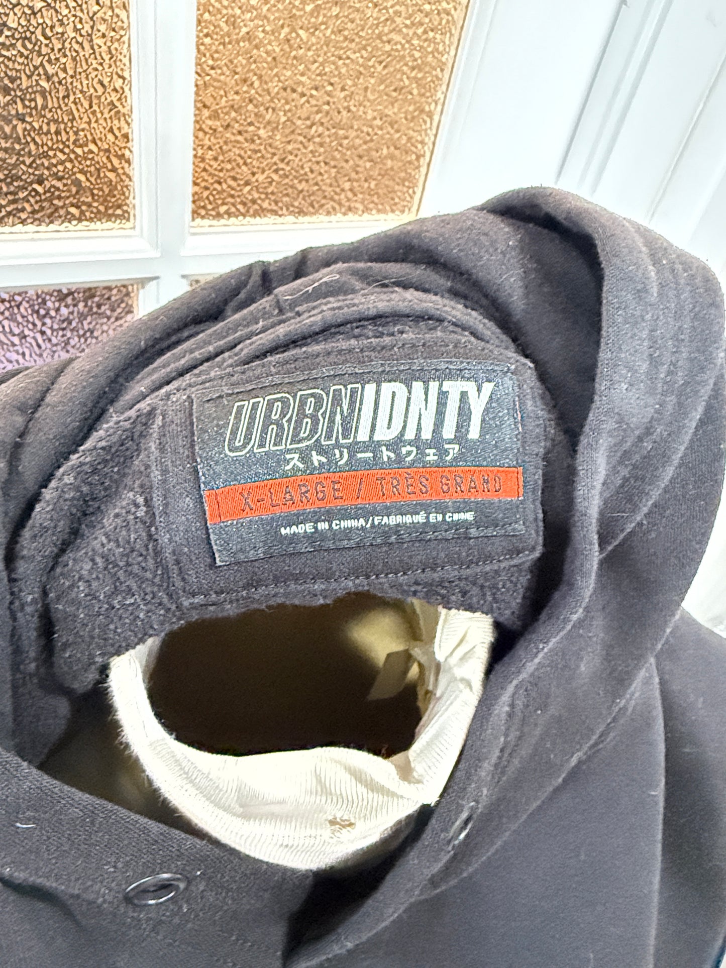 URBNIDNTY “CHAOS” Graphic Hoodie – Size XL