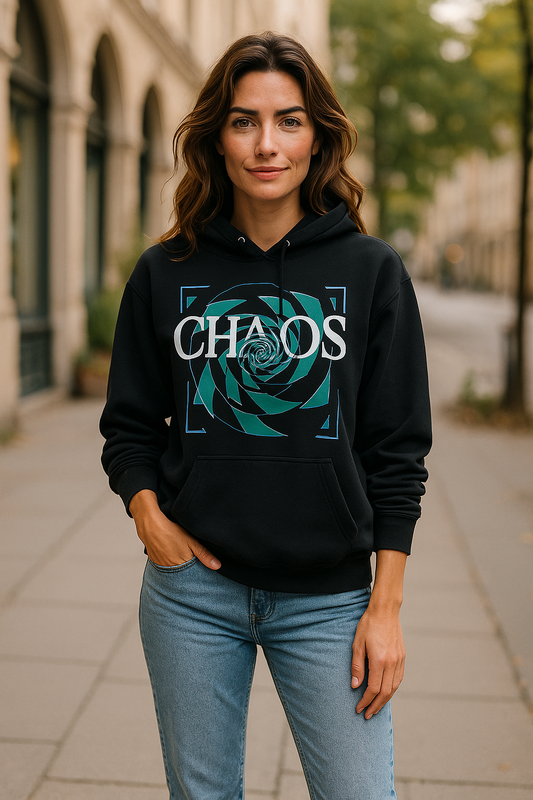 URBNIDNTY “CHAOS” Graphic Hoodie – Size XL