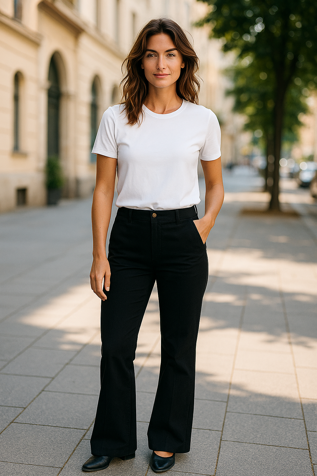 Anthropologie Black Wide-Leg Jeans – Women’s