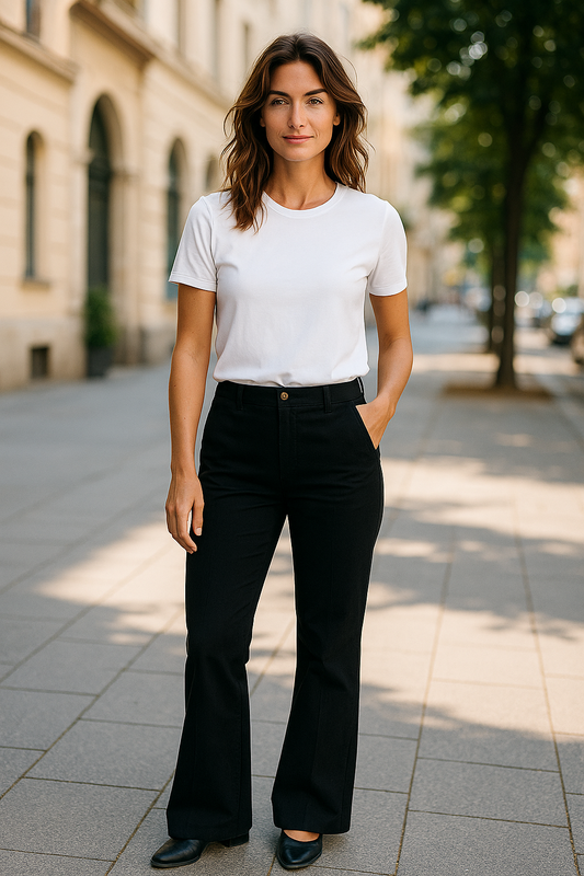 Anthropologie Black Wide-Leg Jeans – Women’s