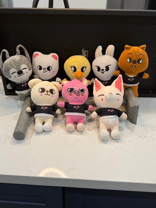 Stray Kids SKZOO Official Plush Toy Set (8 pcs) – Mini Size Stuffed Dolls