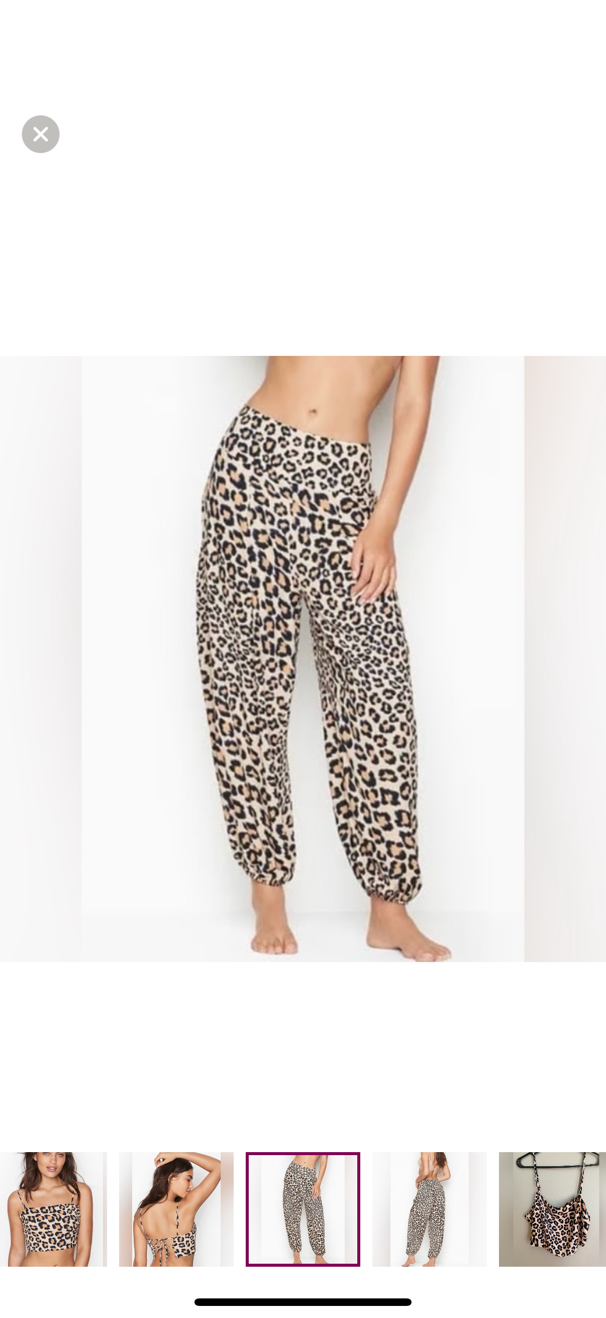 Victoria’s Secret Leopard Print Two-Piece Set – Size Large